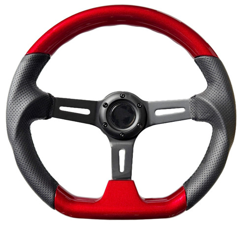 Red black dished sports - red,