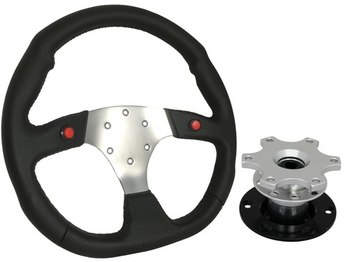 Chrome steering wheel - f1,